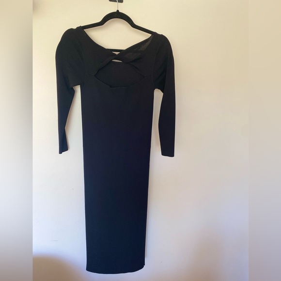 Zara Knit Long Sleeve Dress - Picture 4 of 7